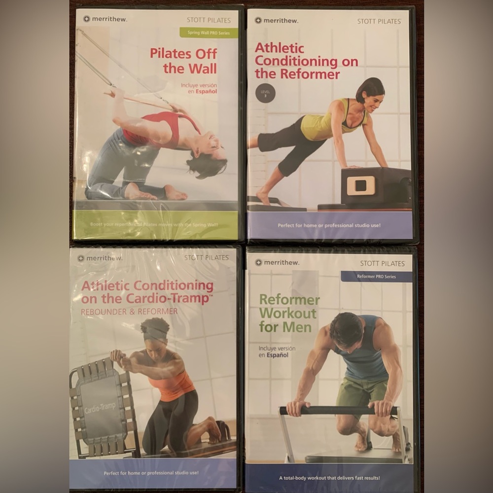 Pilates DVDs; 6 in total; various routines